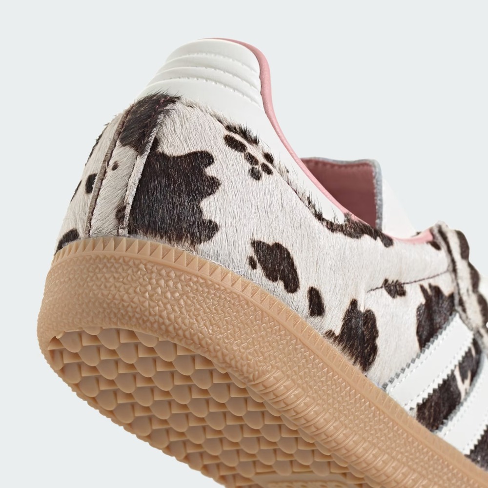 Size 8 - [NEW] Women's adidas Samba OG Shoes 'Cow Print' JR1256 - Picture 7 of 8